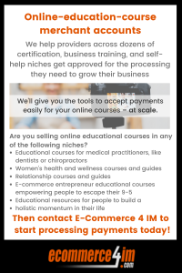 EC4IM - online-education-course merchant accounts - infographic